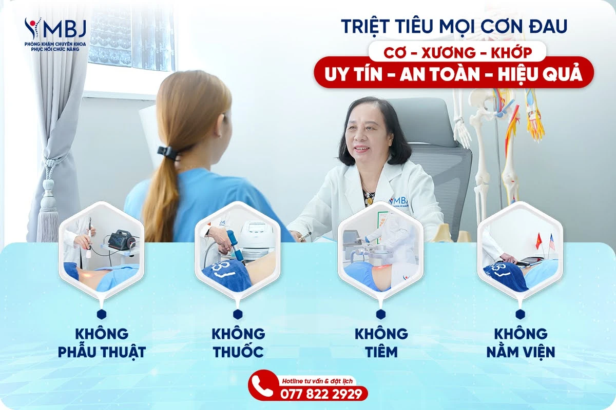 Chữa thoát vị đĩa đệm tại phòng khám MBJ