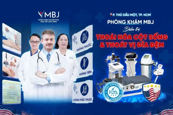 Phóng khám MBJ điều trị thoái hóa cột sống và thoát vị đĩa đệm
