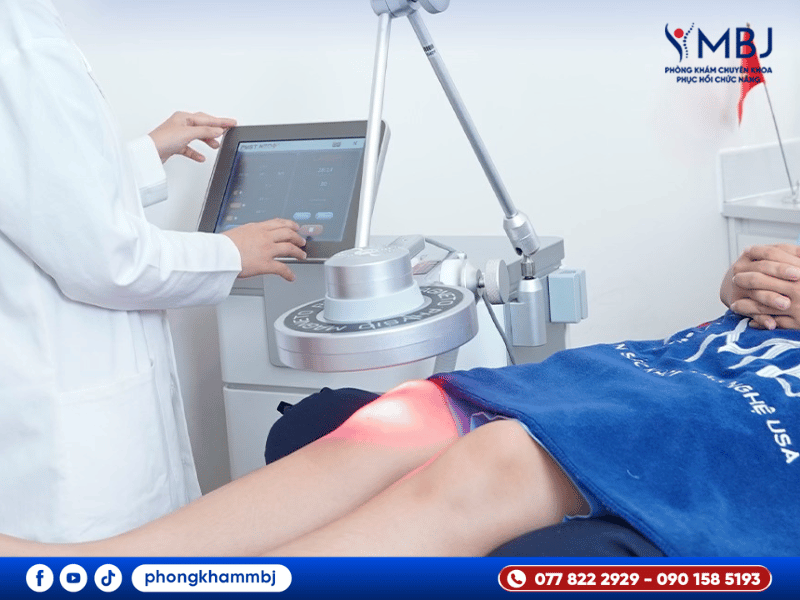 công nghệ laser điều trị khớp gối