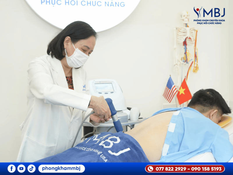 shockwave điều trị bệnh lý thoát vị đĩa đệm