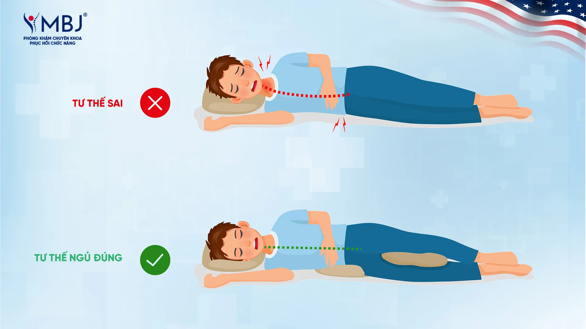 Tư thế ngủ bảo vệ khớp vai