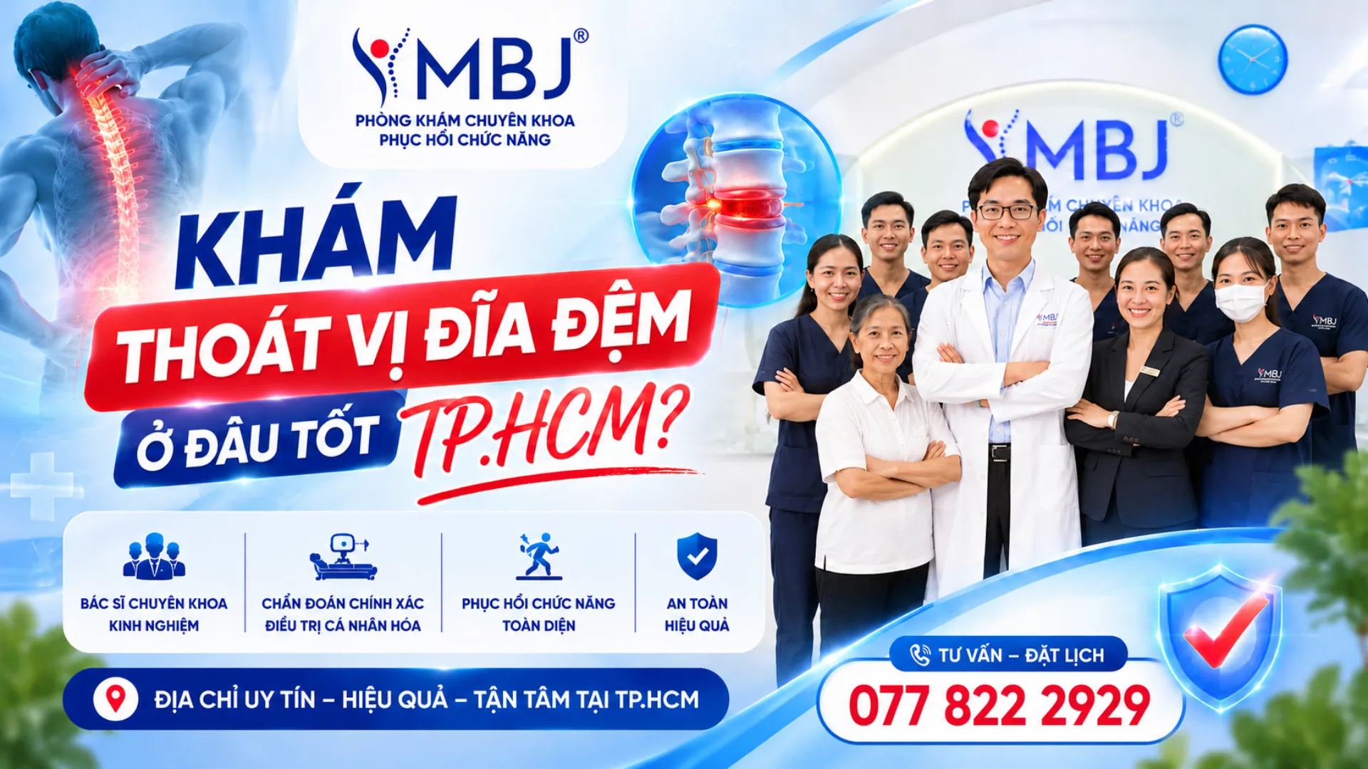 Khám thoát vị đĩa đệm ở đâu tốt tại TP. HCM?