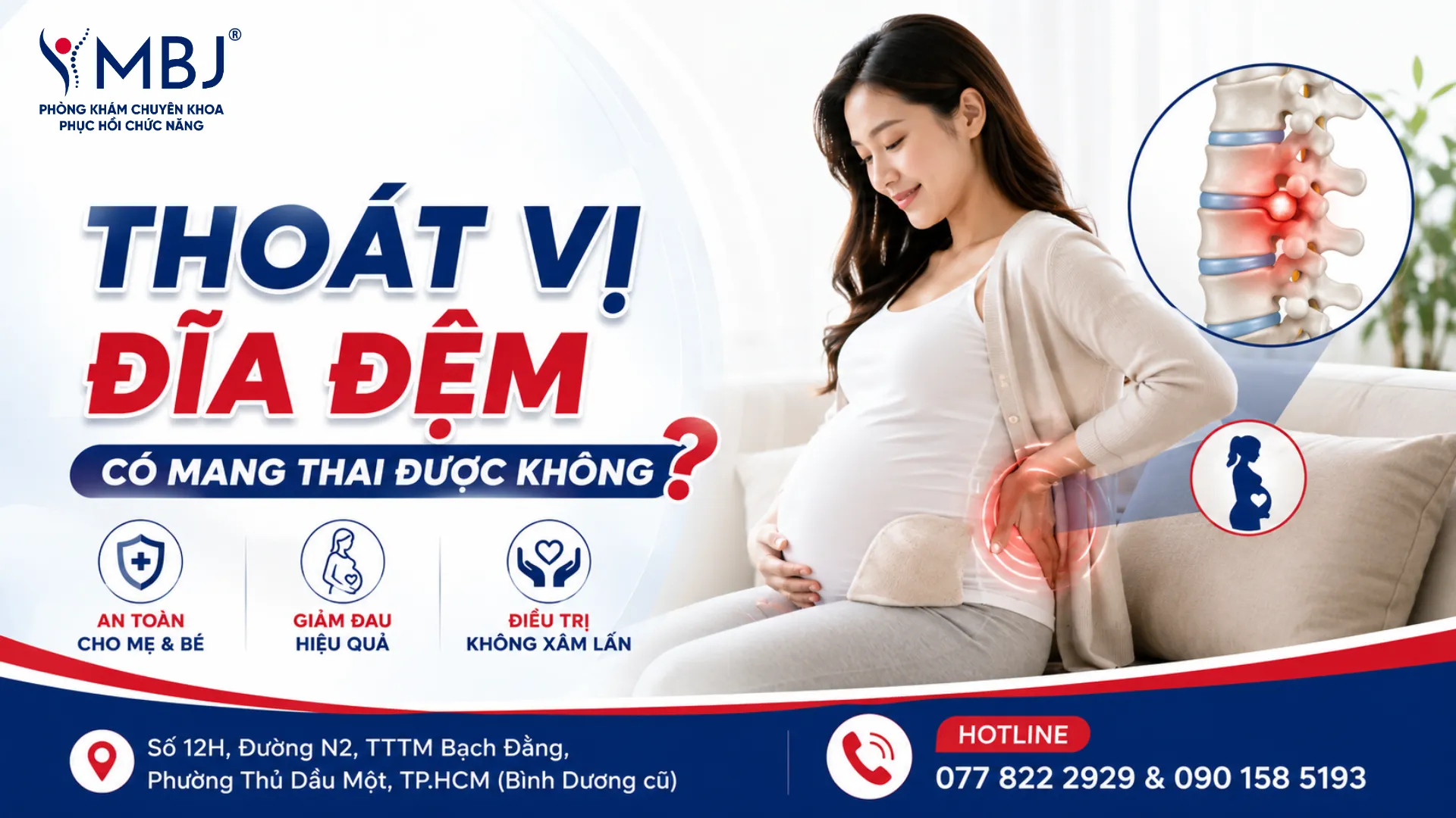 Thoát vị đĩa đệm có mang thai được không?