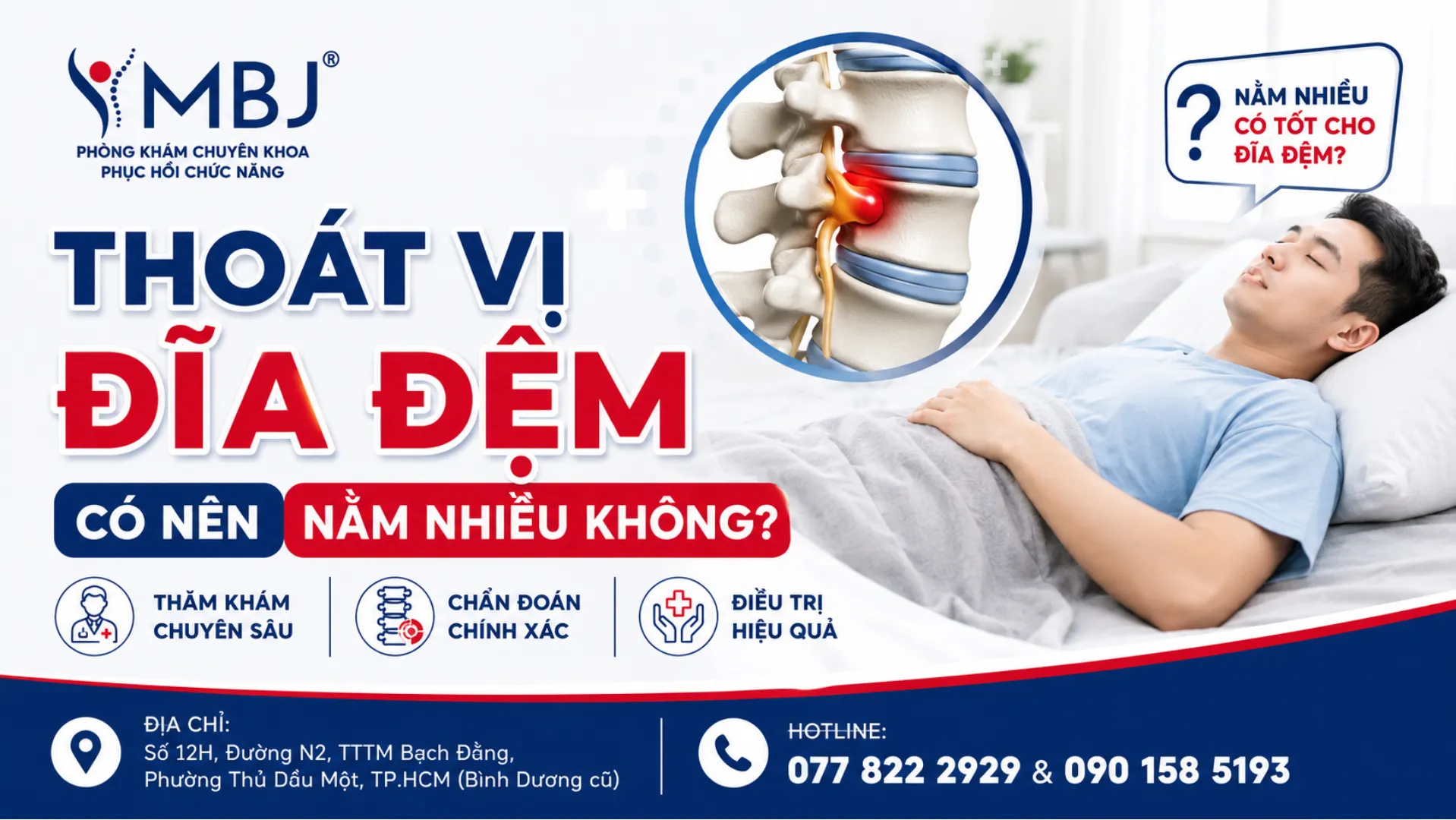 Thoát vị đĩa đệm có nên nằm nhiều không?