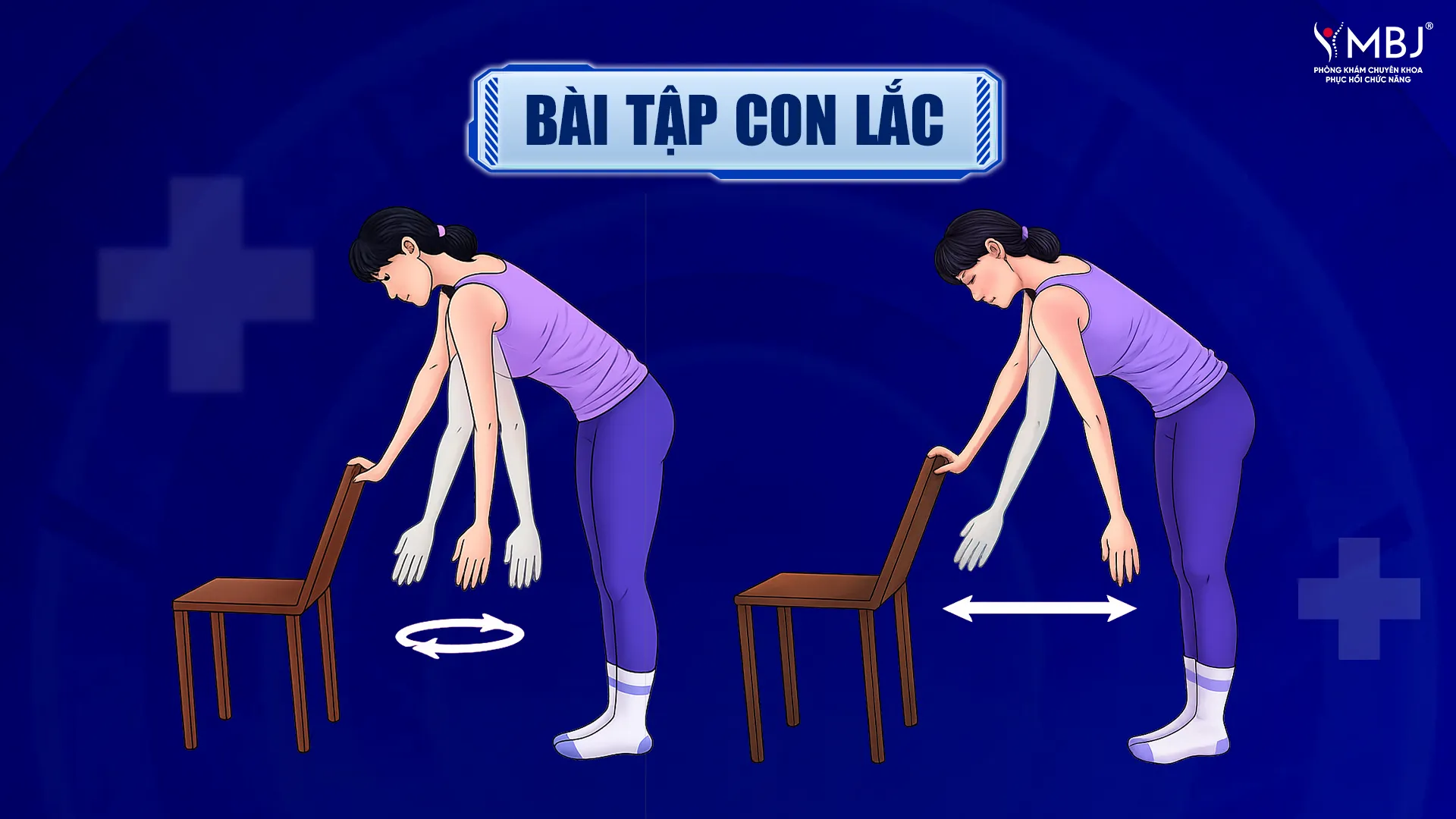 Bài tập con lắc giúp dịch khớp lưu thông
